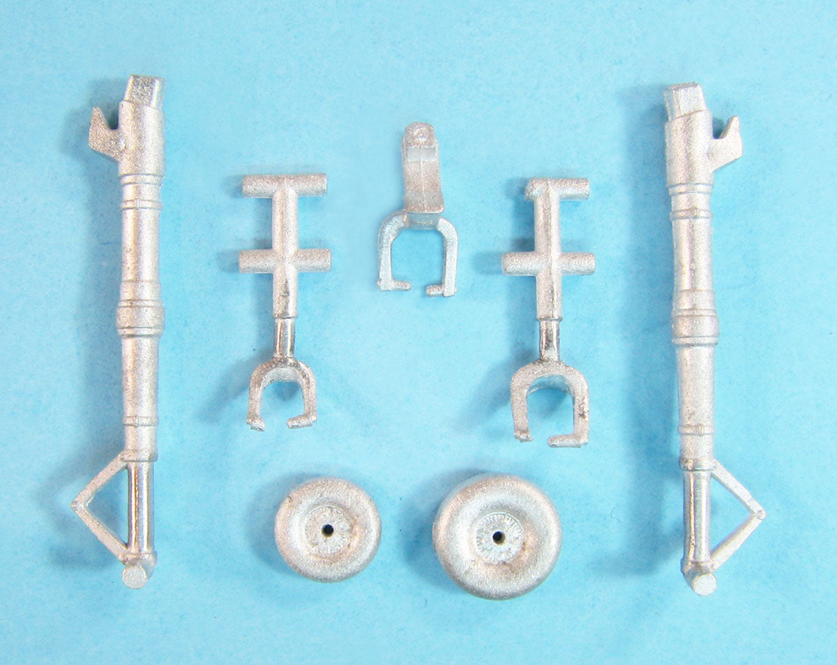 Messerschmitt Bf-109F-2/Bf-109F-4/Bf-109G-2/Bf-109G-4/Bf-109G-6 replacement Metal Landing Gear (designed to be used with Eduard kits) 2016 mold)