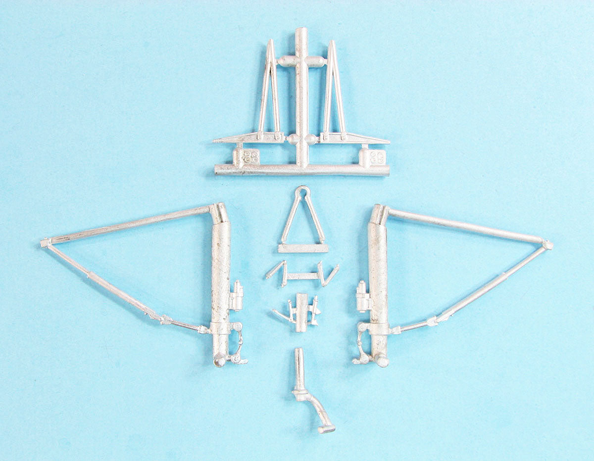 Boeing B-17G Flying Fortress replacement Metal Landing Gear (Undercarriage) (designed to be used with Hong Kong Models kits)