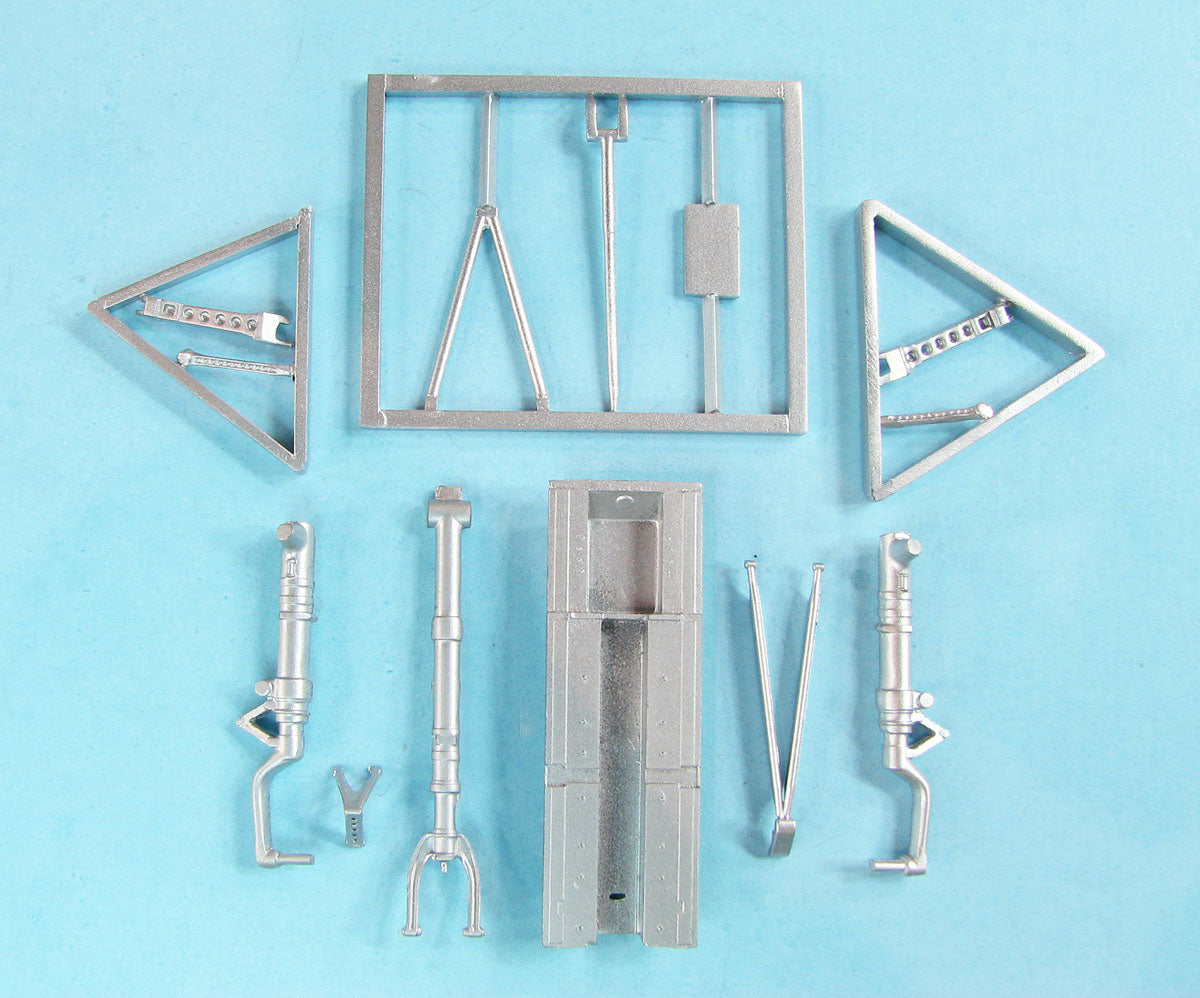 Curtiss XP-55 Ascender replacement Metal Landing Gear (designed to be used with Modelsvit kits)