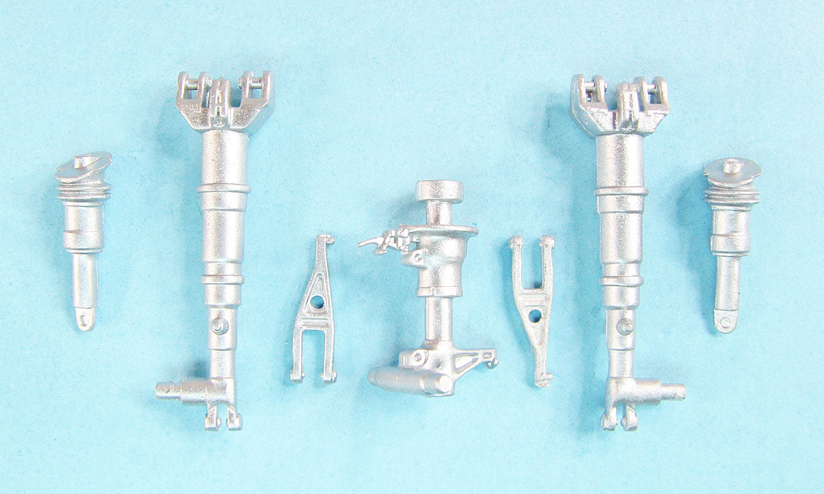 Sikorsky SH-60B/SH-60F SH-60B/F, HH-60H, MH-60R replacement Metal Landing Gear (designed to be used with Kitty Hawk Models Models and Zimi Model kits)
