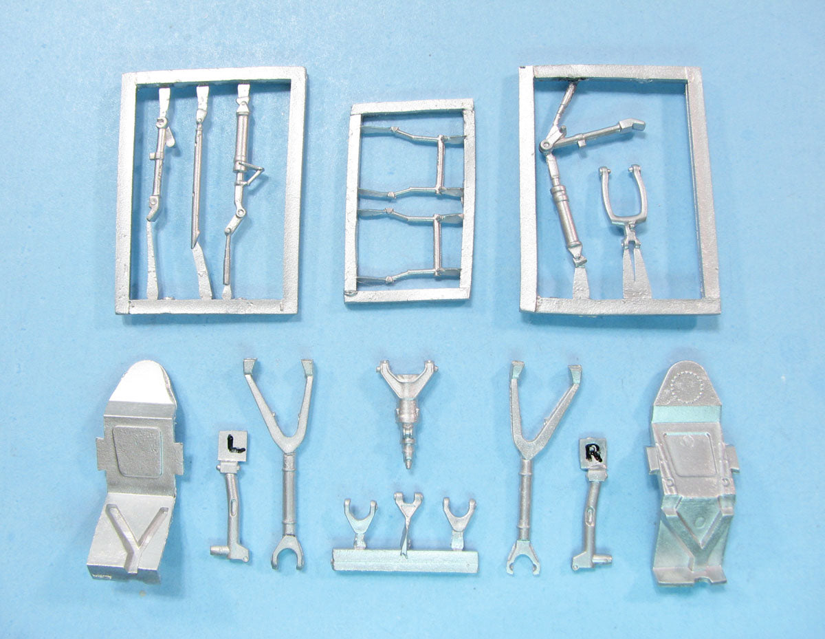 North-American/Rockwell OV-10A/OV-10D Bronco replacement Metal Landing Gear (deigned to be used with ICM UA UK kits)