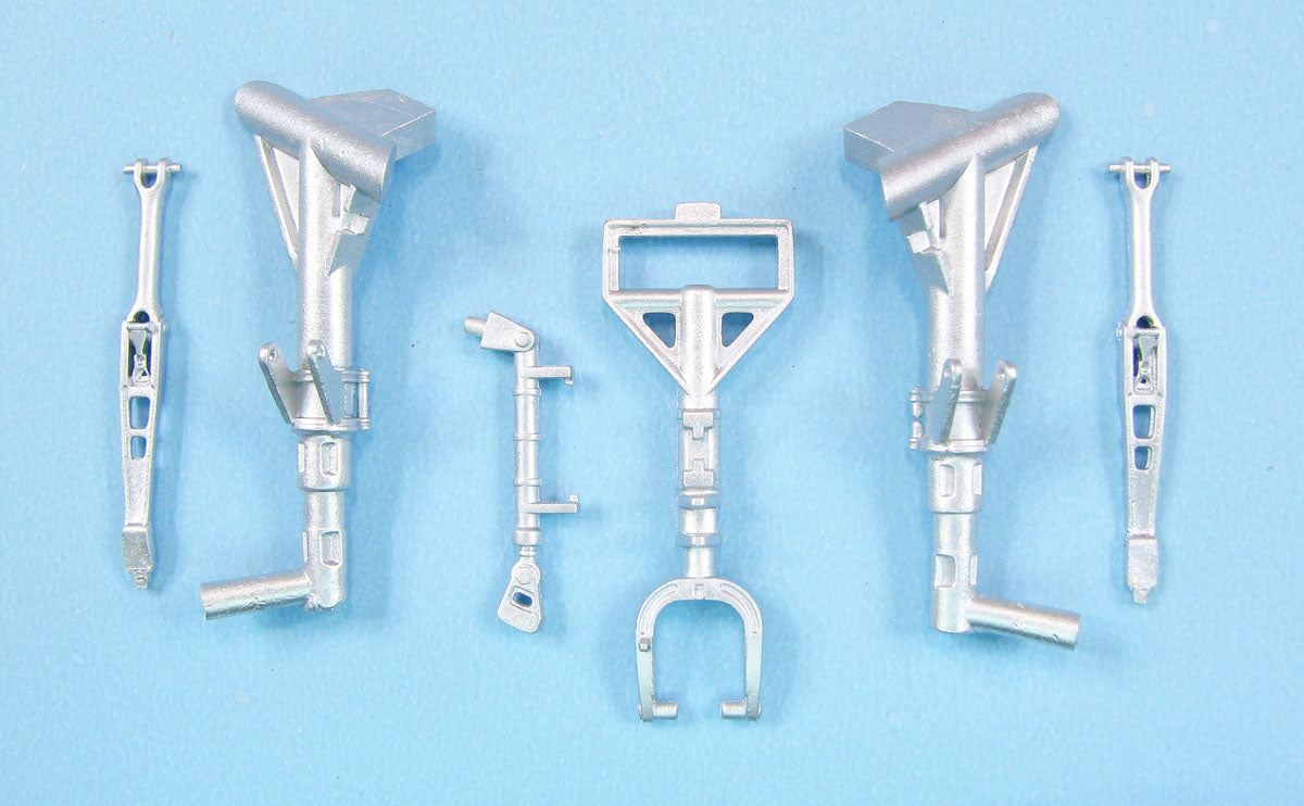 Chengdu J-20 Stealth Fighter replacement Metal Landing Gear (designed to be used with Meng Model kits)