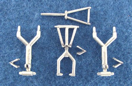 Douglas DC-6B Super Cloudmaster replacement Metal Landing Gear (designed to be used with Heller kits)
