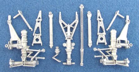 Rockwell B-1B Lancer replacement Metal Landing Gear (designed to be used with Monogram and Revell kits)
