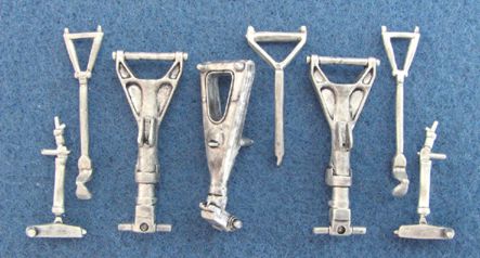 Avro Vulcan B.2 replacement Metal Landing Gear (designed to be used with original Airfix kits)