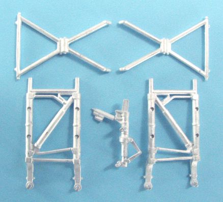 Vickers Valiant Mk.1 replacement Metal Landing Gear (designed to be used with Airfix kits)