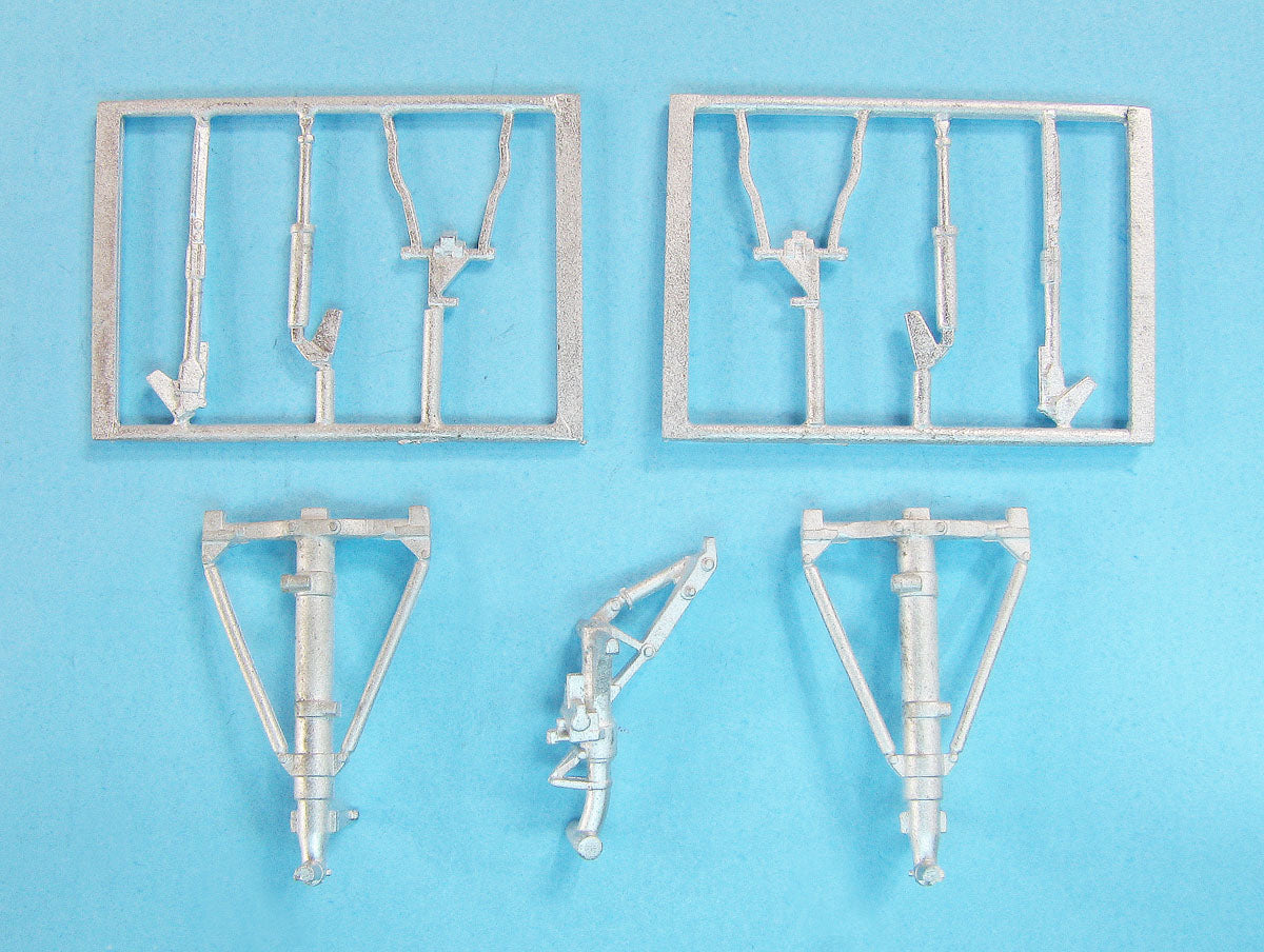 Convair F-106A Delta Dart replacement Metal Landing Gear (designed to be used with Meng Model kits)