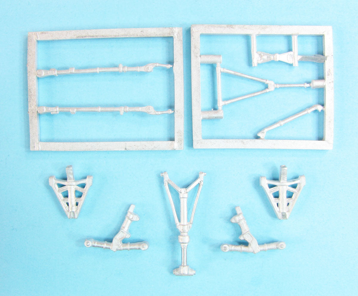 Tupolev Tu-134UBL NATO code 'Crusty B' replacement Metal Landing Gear (designed to be used with A-Model kits)