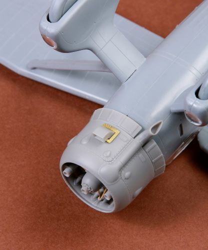 Westland Lysander Mk.III engine & cowling set Resin+PE (designed to be used with Eduard kits and Gavia kits)
