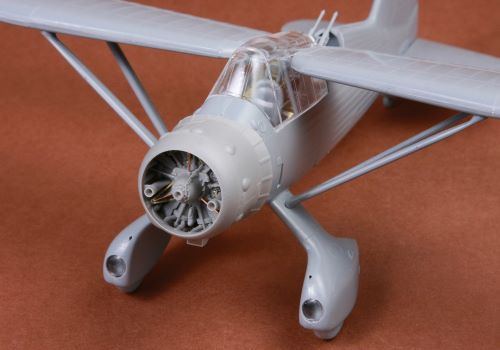 Westland Lysander Mk.III engine & cowling set Resin+PE (designed to be used with Eduard kits and Gavia kits)