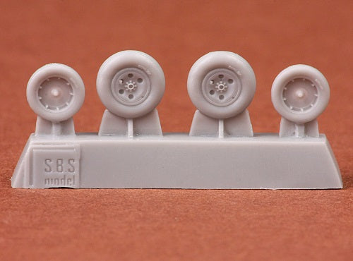Folland Gnat T.1 wheel set (designed to be used with Airfix kits)
