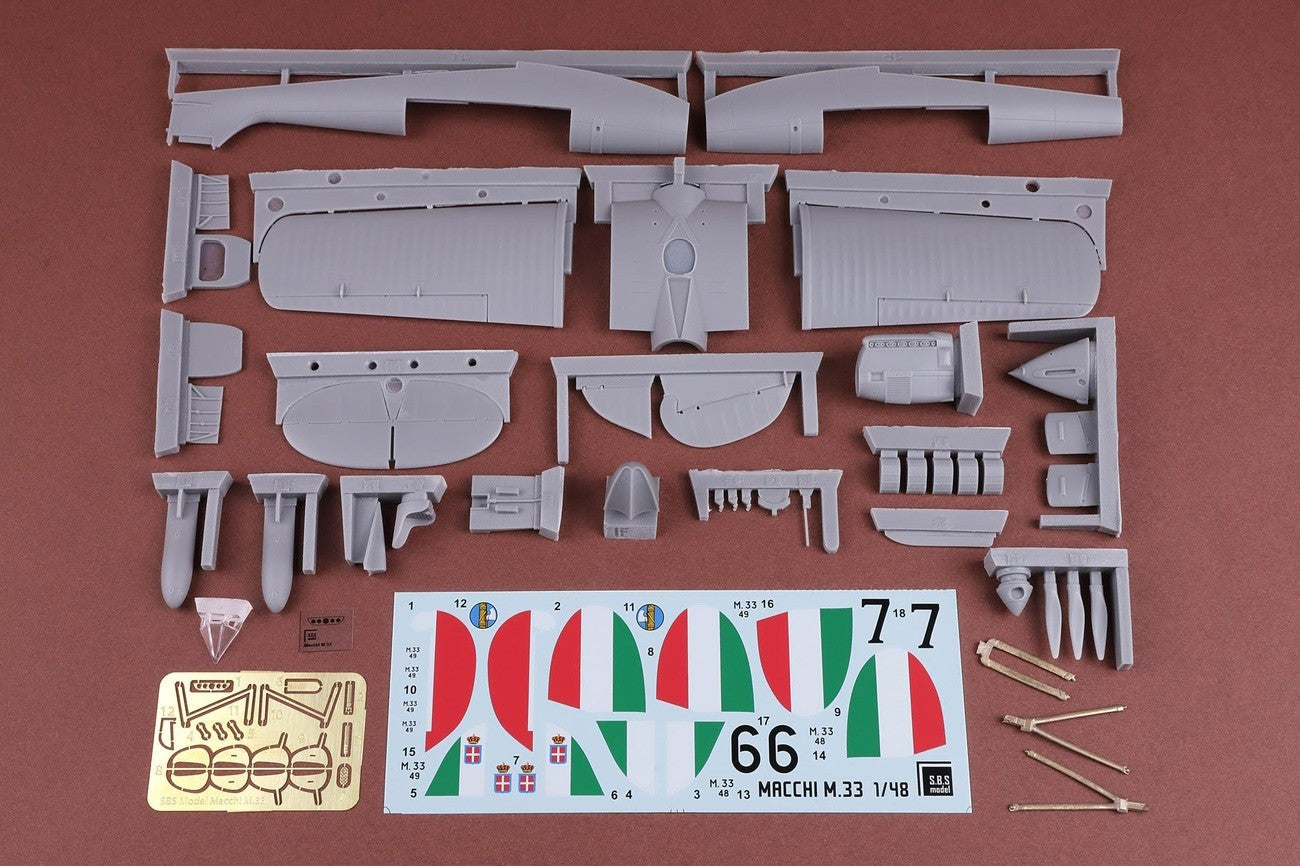 SBS Model Macchi M.33 Project - SBSK4008 - Aircraft Kits