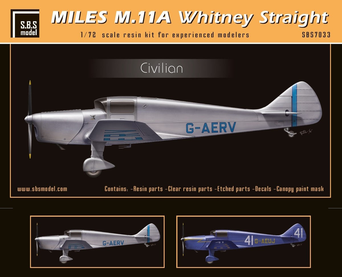 Miles M.11A Whitney Straight 'Civilian' G-AERV