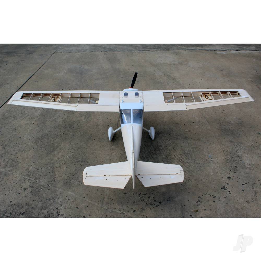 Model airplane on a concrete surface