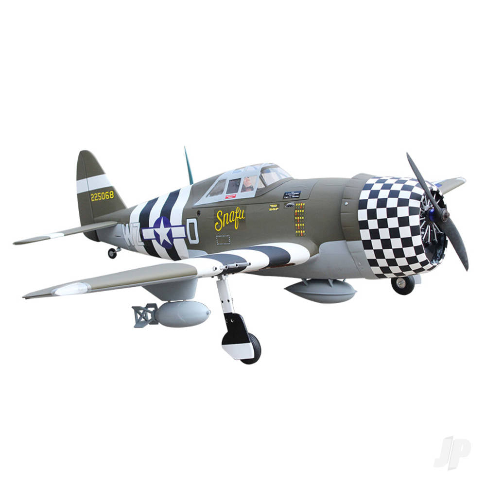 Seagull P-47G Thunderbolt Snafu (20cc) 1.6m (63in) with 84° Electric Retracts SEA207NG
