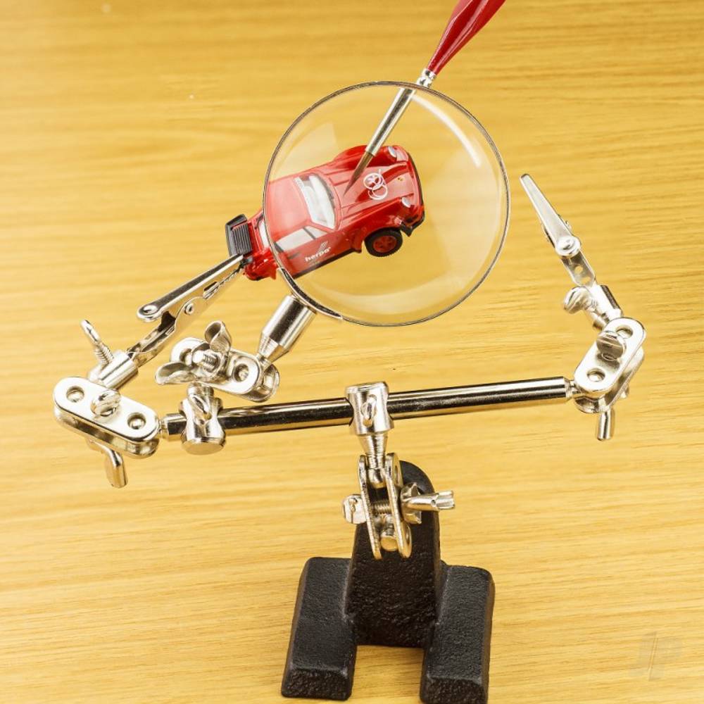 Modelcraft Helping Hand With Glass Magnifier SHSPCL2228