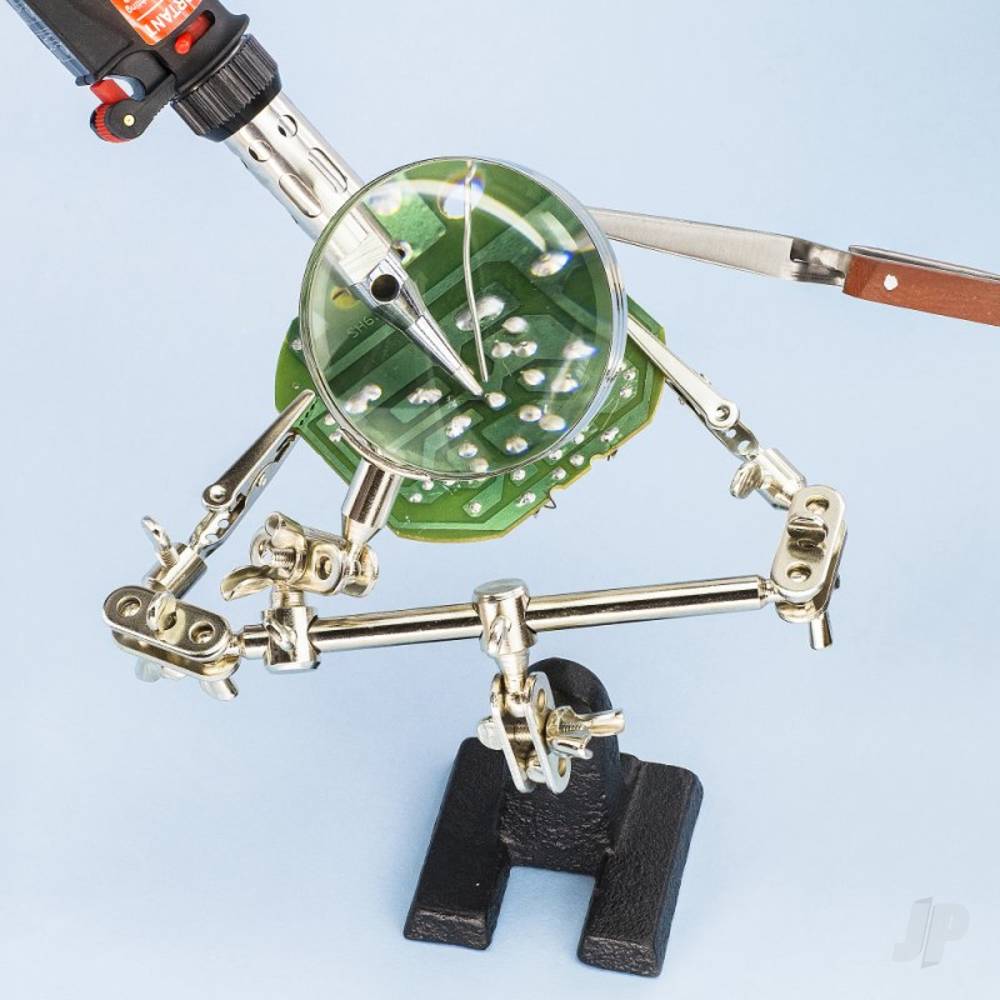 Modelcraft Helping Hand With Glass Magnifier SHSPCL2228