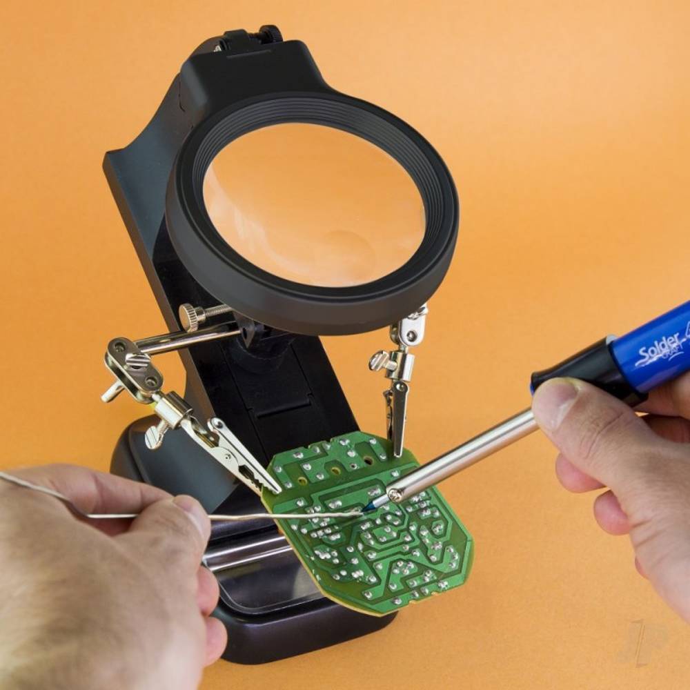 Modelcraft Helping Hands & LED Magnifier Workstation SHSPCL2400 2