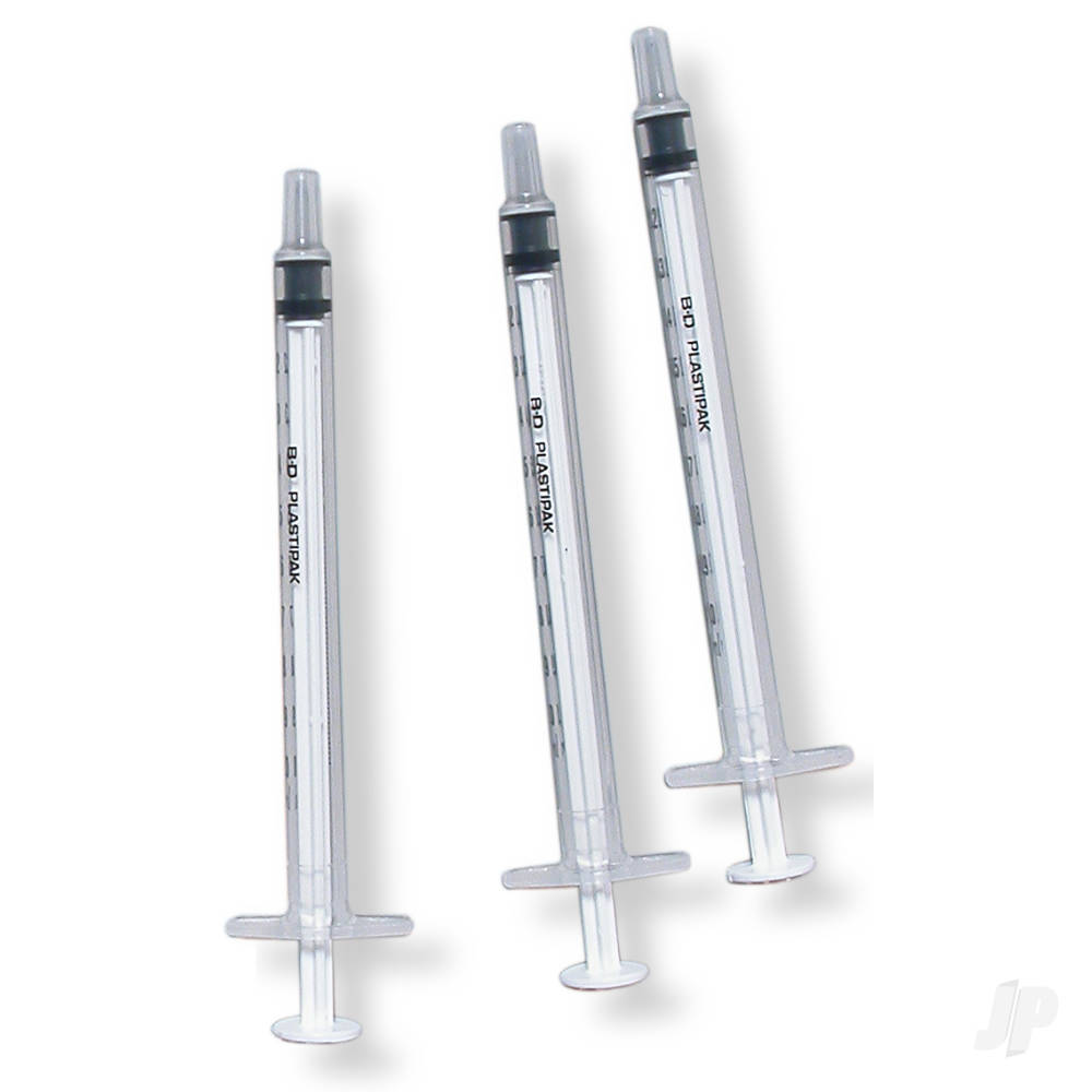Modelcraft 3x1ml Syringes (Pol1001/3) SHSPOL1001-3