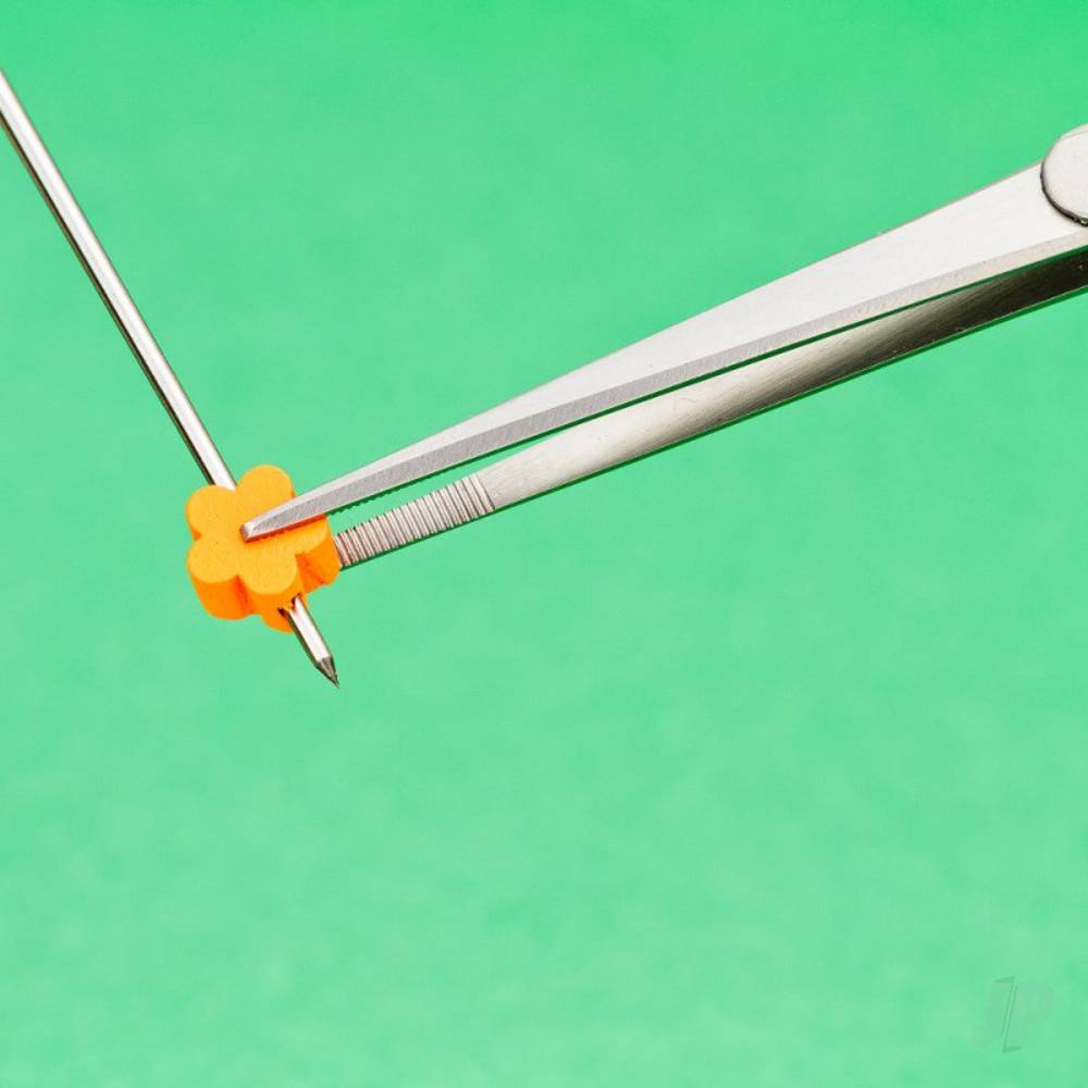 Modelcraft Fine Serrated Locking Stainless Steel Tweezers (PTW1093/Fr) SHSPTW1093-FR 1