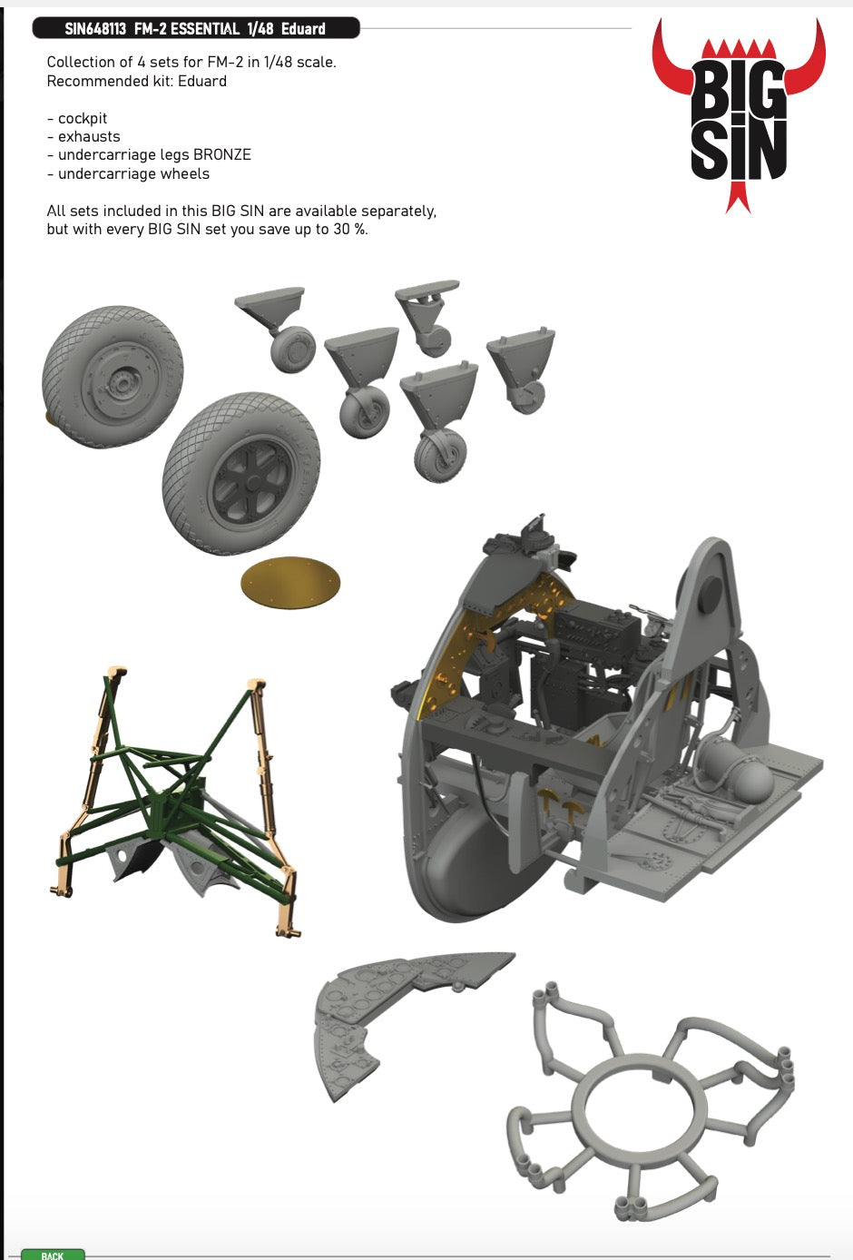 General-Motors FM-2 Wildcat ESSENTIAL (designed to be used with Eduard kits)