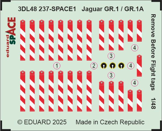 Sepecat Jaguar GR.1 1/48 (designed to be used with Airfix kits) - cockpit- undercarriage wheels - exhaust nozzlesAll sets included in this BIG SIN are available separately,