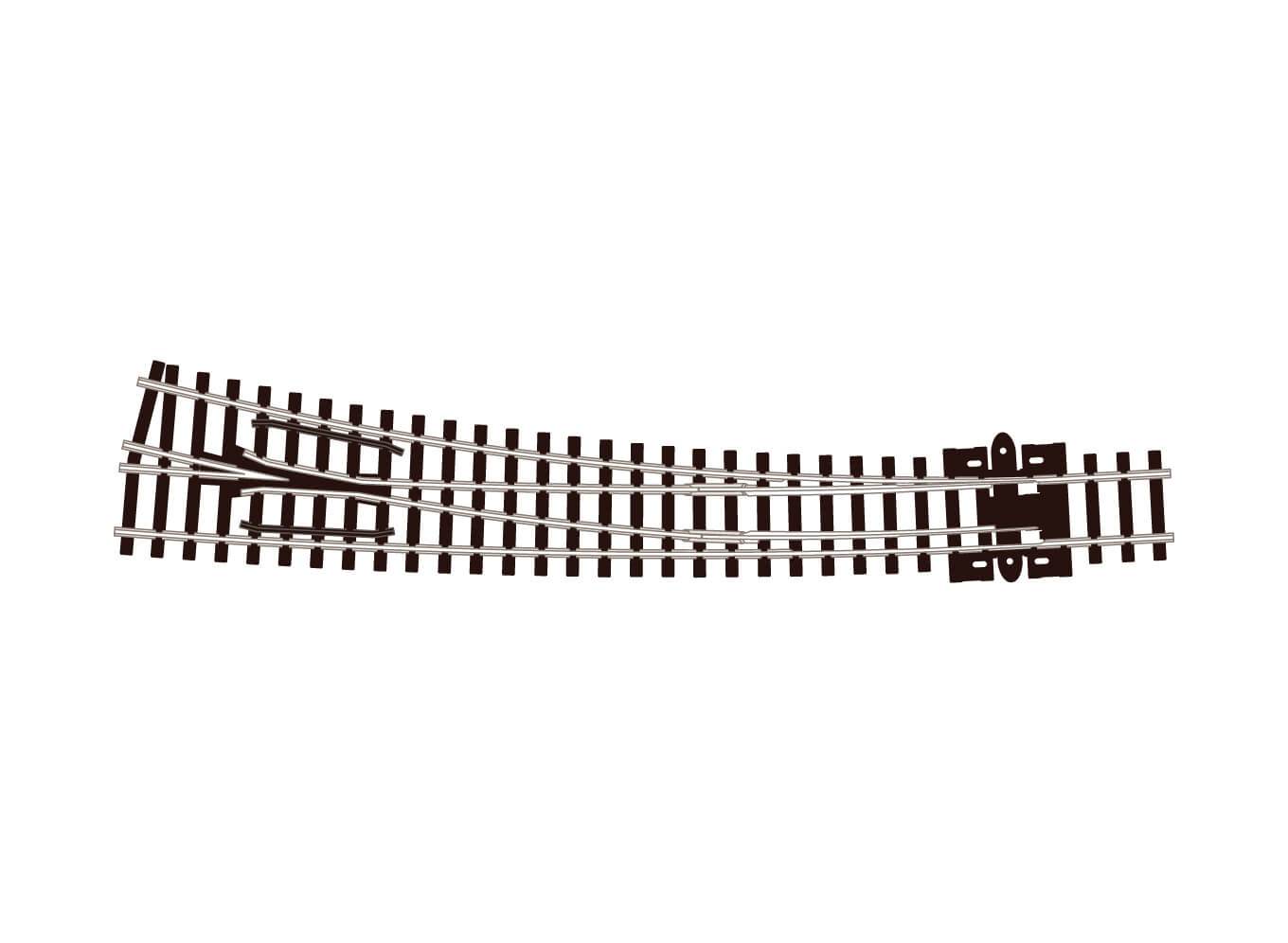 Peco N Curved double radius R/H SL-E386 1