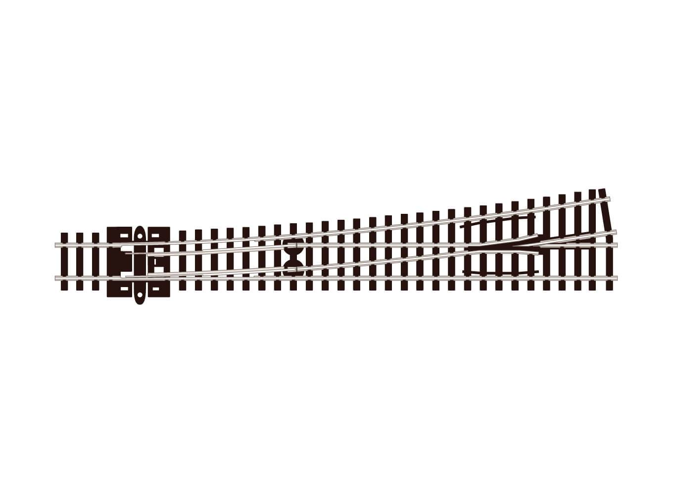 Peco N Large radius L/H SL-E389 1