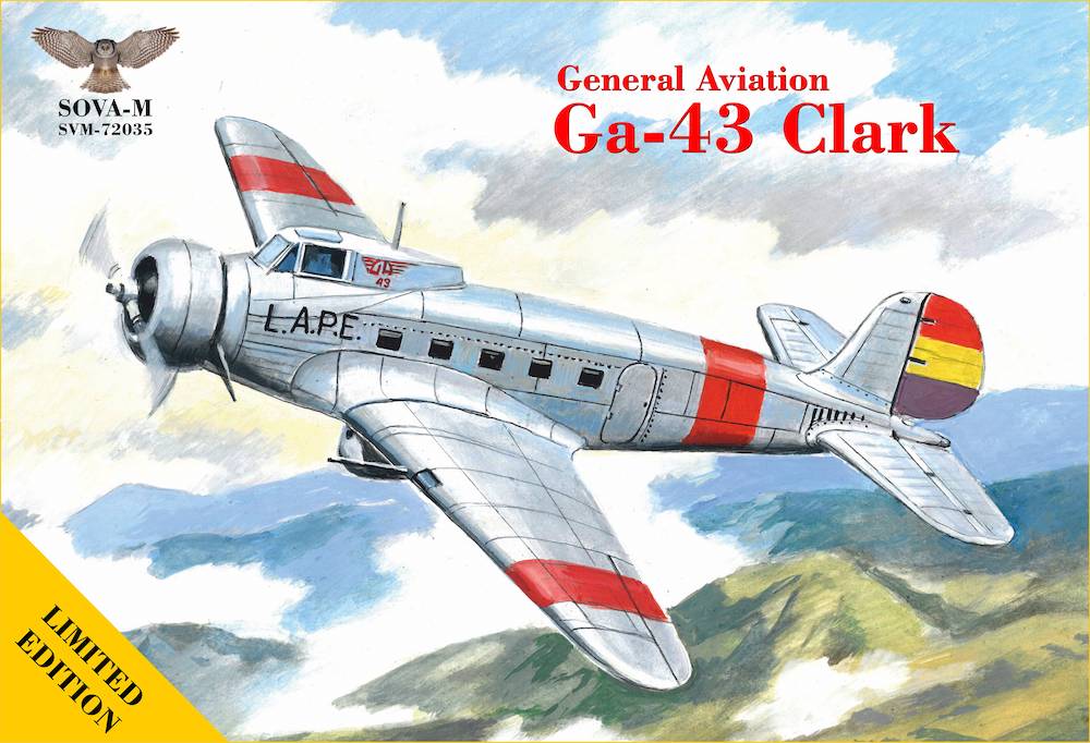 General-Aviation GA-43 'Clark' passenger airliner) (in service of Líneas Aéreas Postales Españolas)