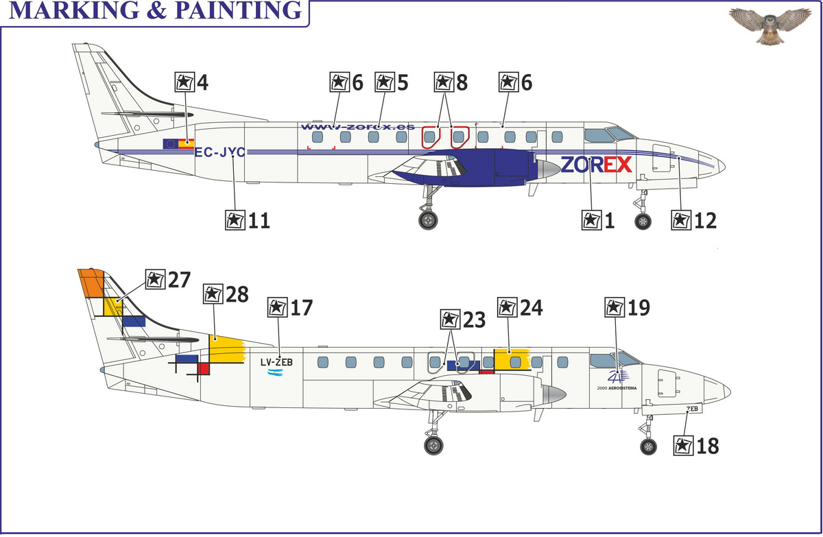 SA-226TS Regional airliner