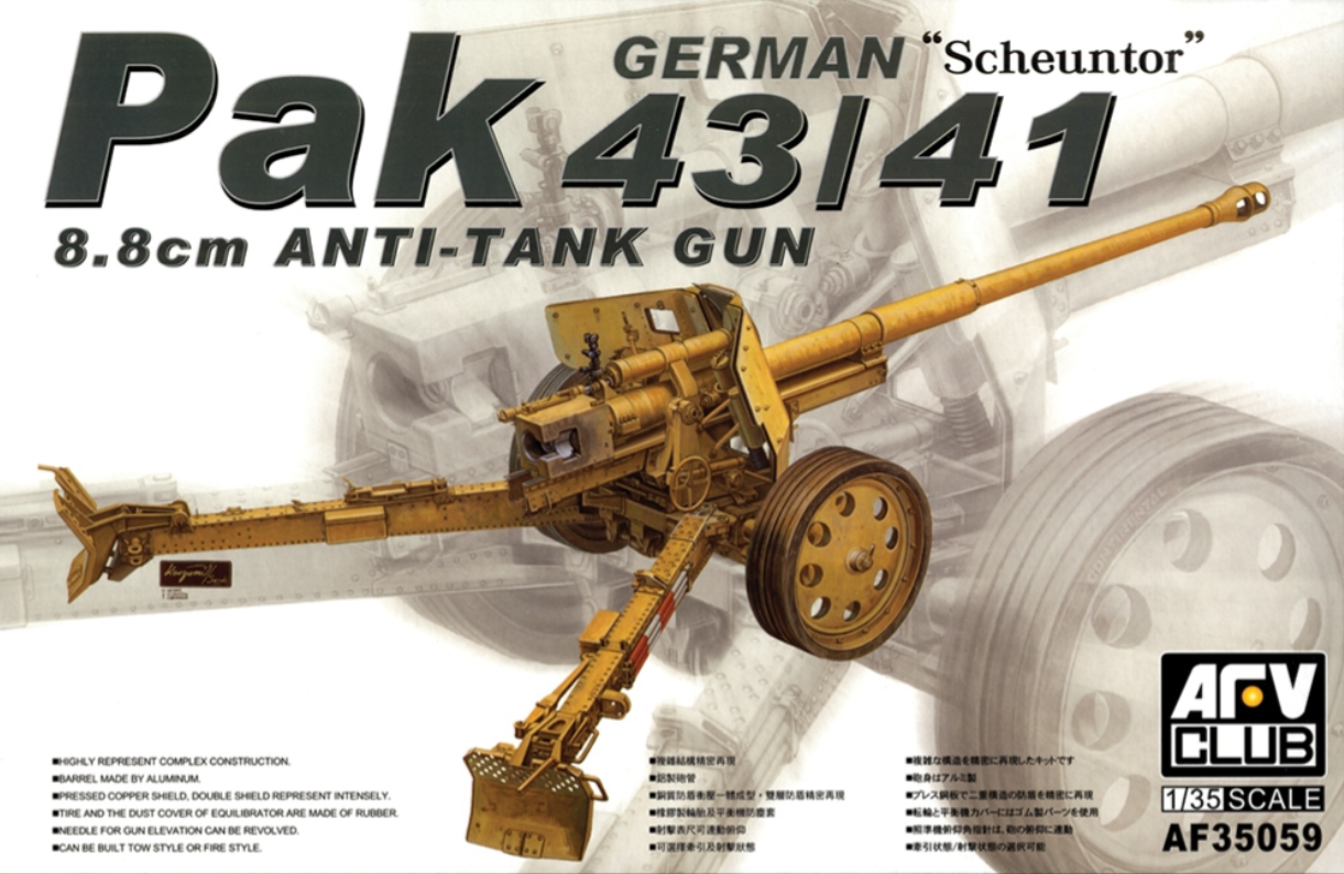 AFV Club German Army PaK43/41 88mm Anti-Tank Gun PKAF35059