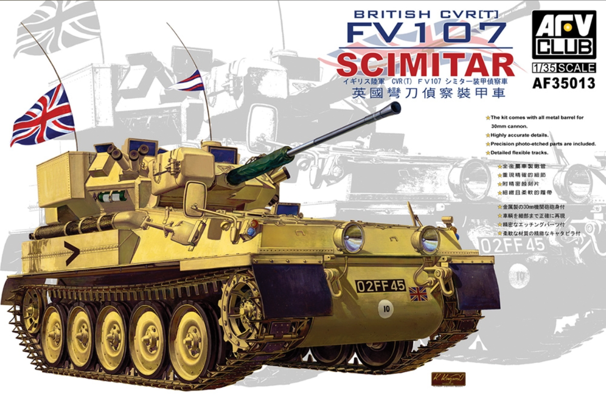 Afv Club 1/35 Cvr(T) Fv107 Scimitar Af35013