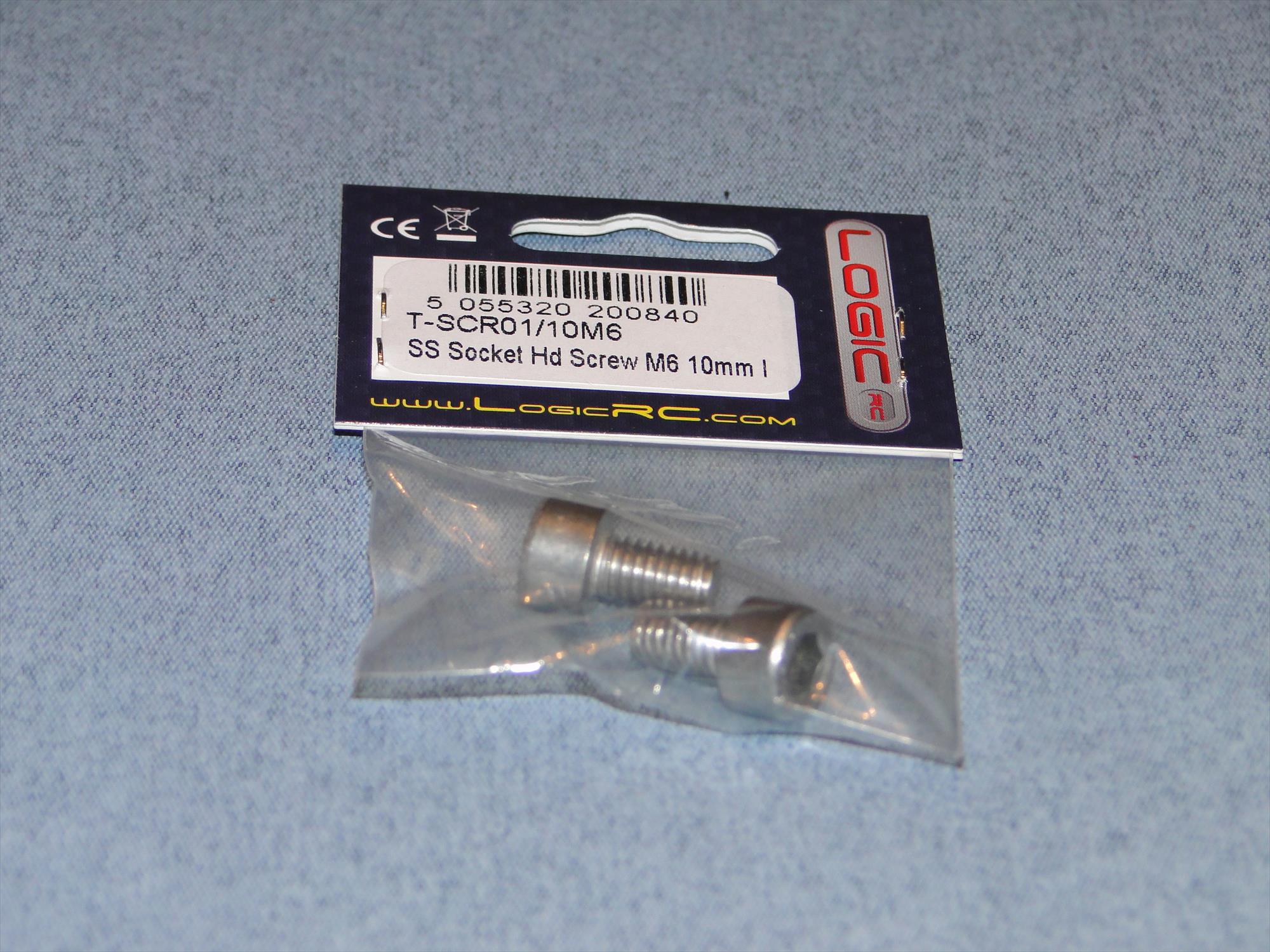 SS Socket Hd Screw M6 10mm Pk2