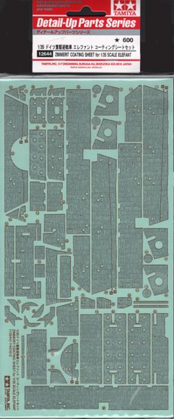 Sd.Kfz.184 'Elefant' Zimmerit Sheet (designed to be used with Tamiya kits)