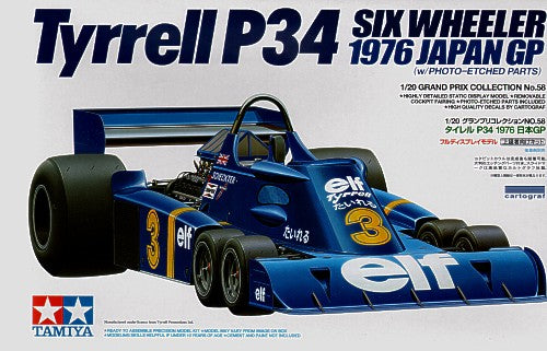 Limited Edition Re-issue. Tyrrell P34 1976 Japanese GP with etched parts