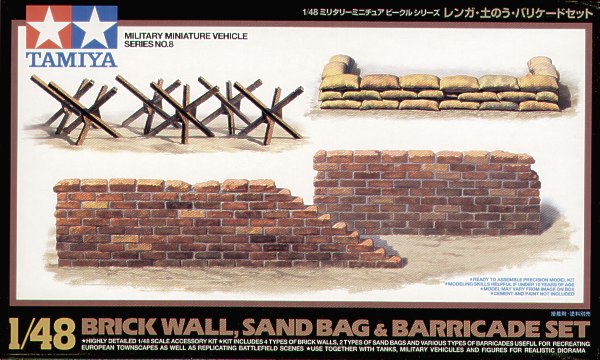 Sandbag and Brick Wall Set