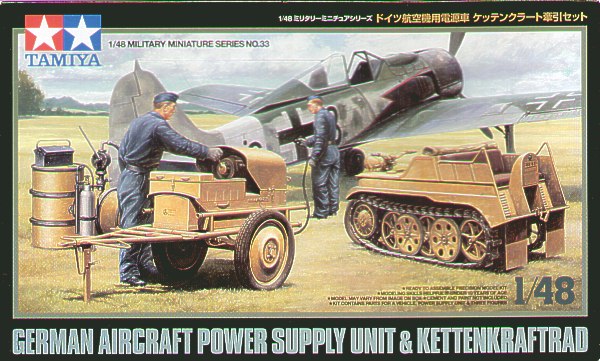 Sd.Kfz.2 Kettenkrad Luftwaffe with Aircraft Power Supply Unit