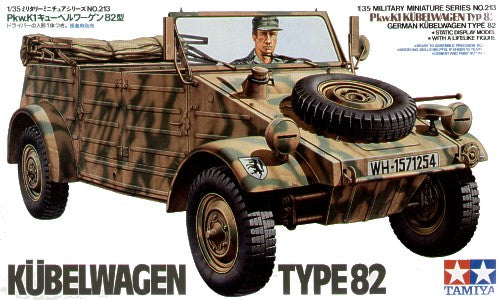 Kubelwagen Type 82 and seated driver figure