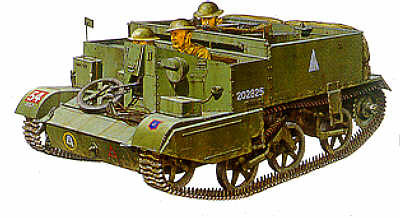 Universal (Bren) Carrier Mk.II with 3 crew figures