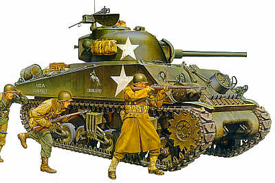 M4A3 Sherman late production type with 75mm Gun