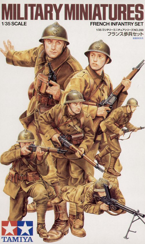 French Infantry (WWII) x 6 figures