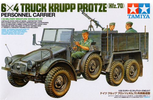 Krupp-Protze Kfz.70 6 x 4 with 3 figures