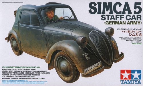 Simca 5 German Staff Car