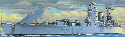 H.M.S. Rodney Battleship