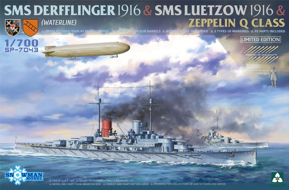 Takom SMS Derfflinger 1916, - TAKSP7043