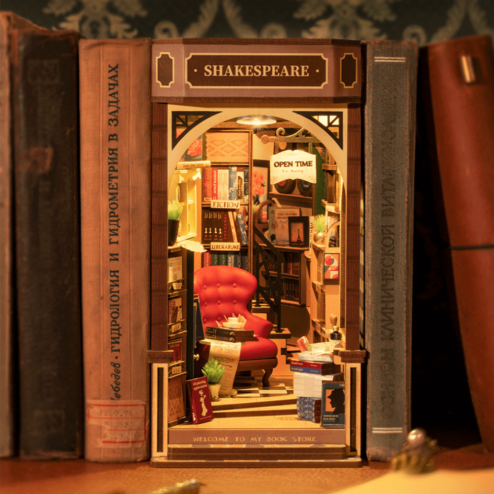 Rolife Shakespeare Bookstore Booknook Tgb07
