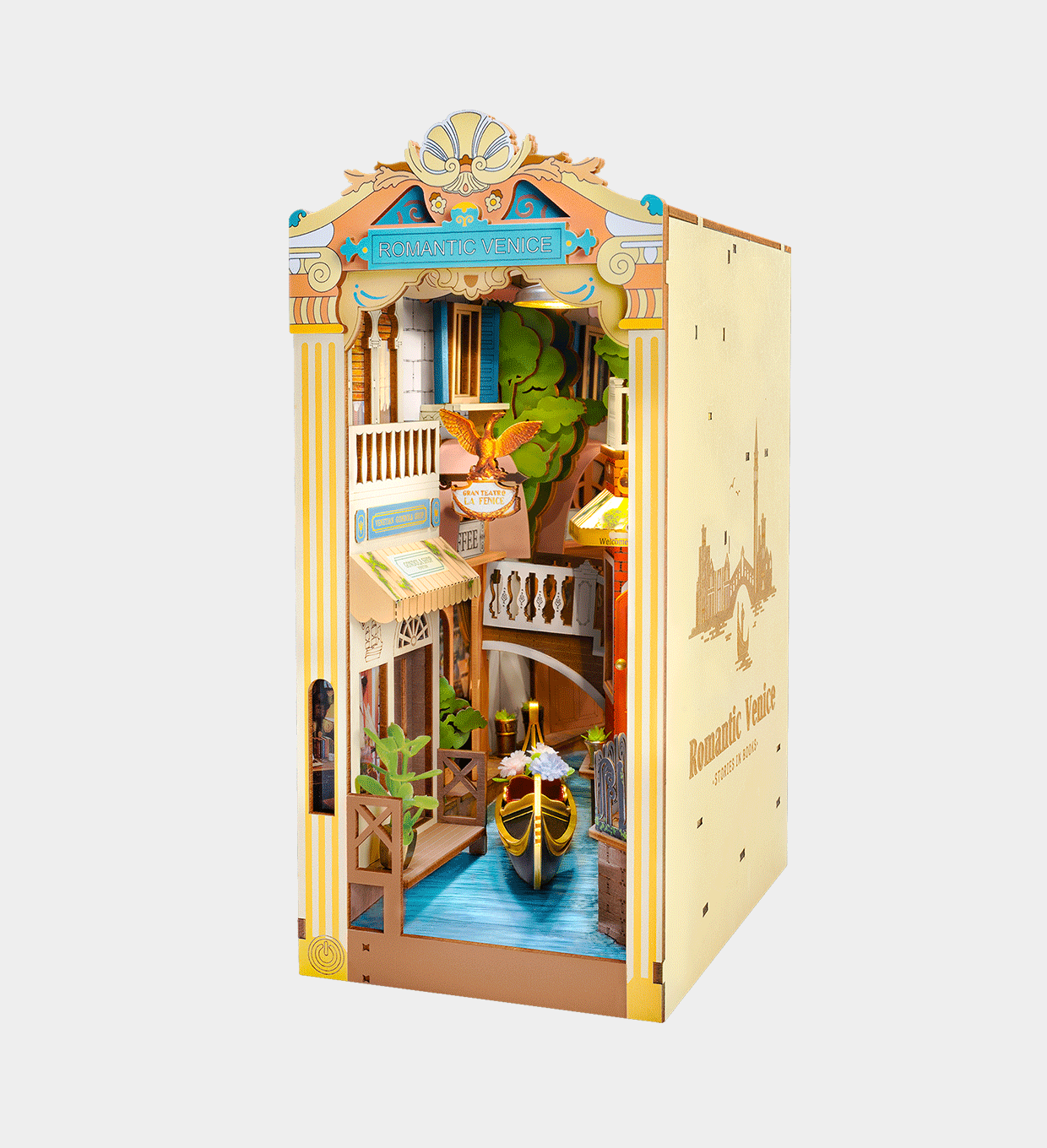 Rolife Romantic Venice Booknook TGB08 1