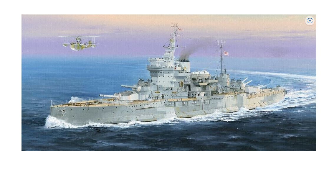 Trumpeter 1/350 Battleship HMS Warspite TU05325 1