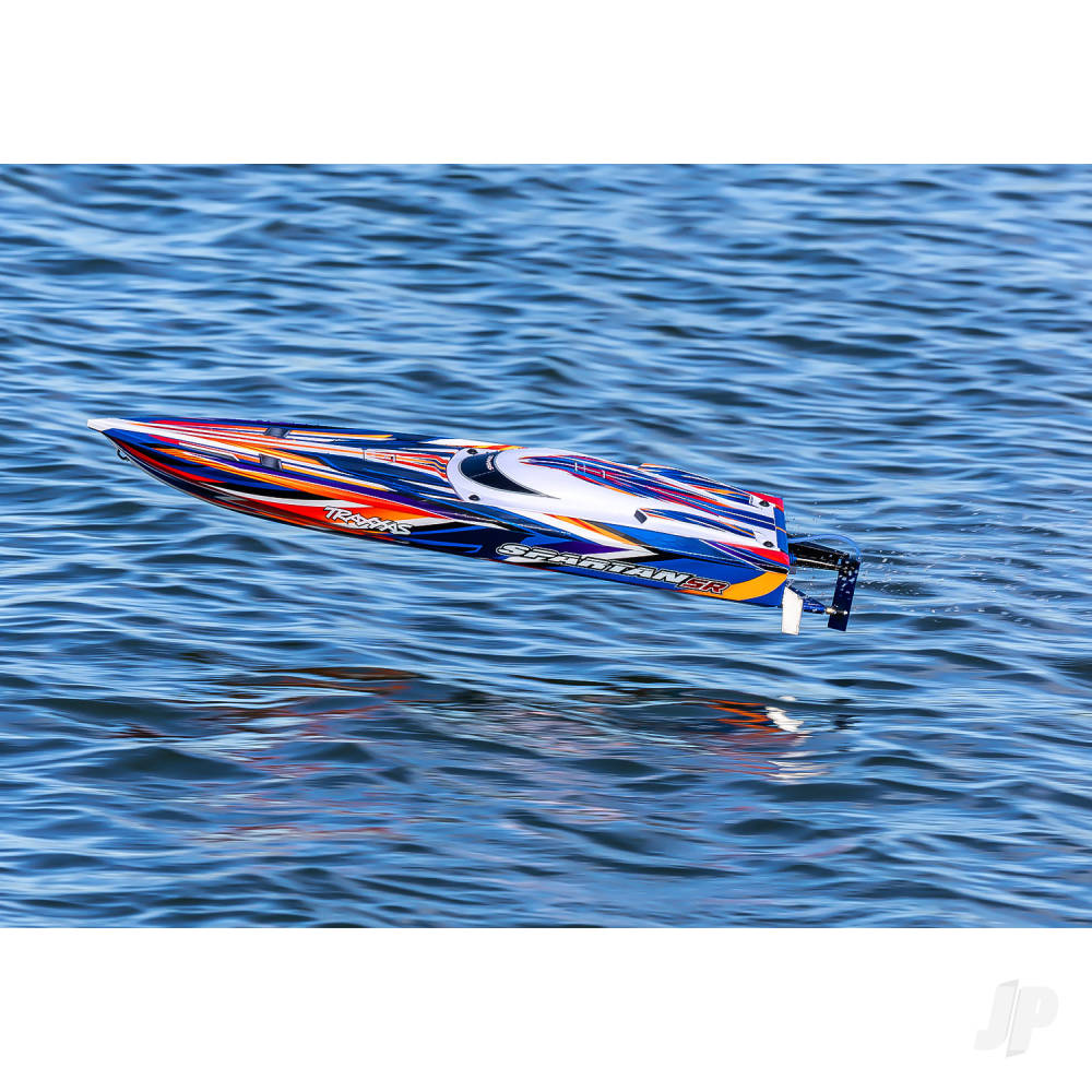Traxxas Spartan SR VXL 1:10 36in Electric Brushless Race Boat, Red (+ TQi - TRX103076-4-RED 6