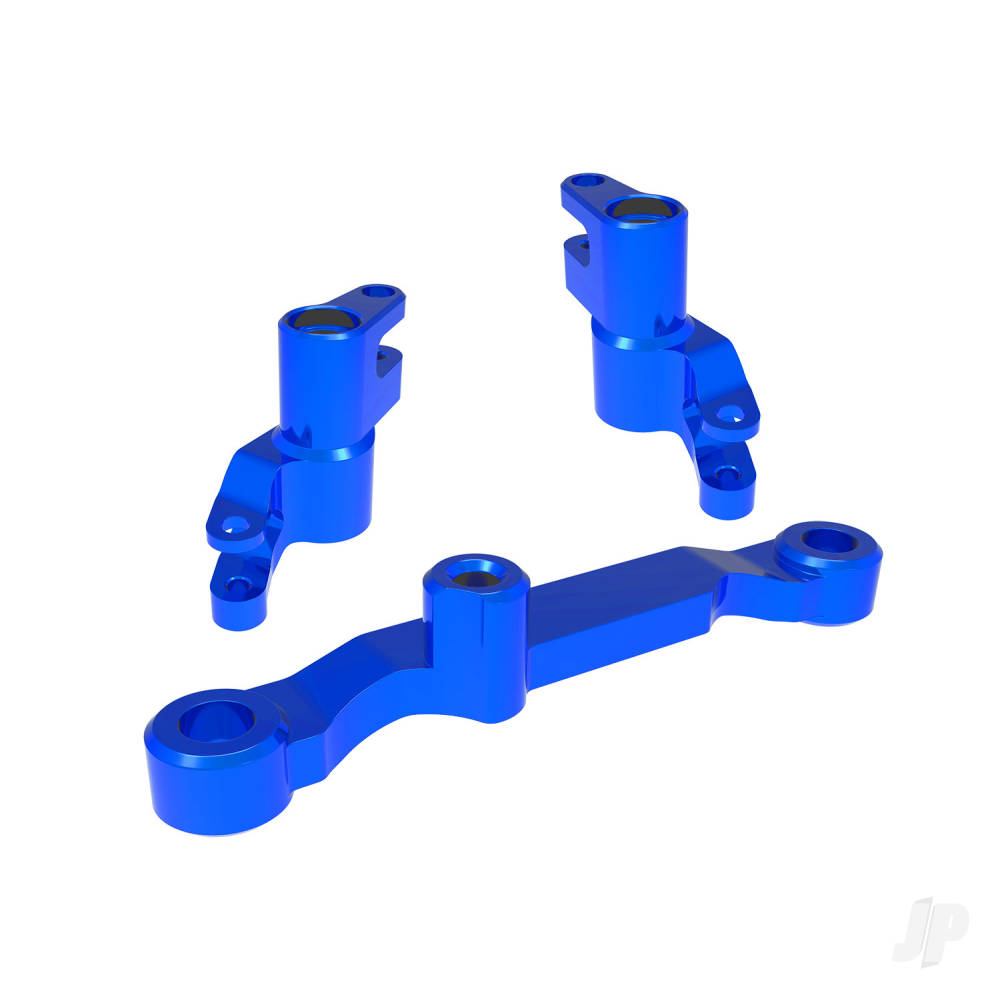 Traxxas Steering bellcranks, draglink (TRX10743-BLUE) - RC Car Spares